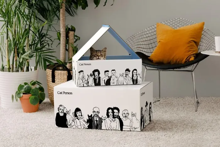 Айдентика и дизайн упаковки кошачьих товаров нью-йоркского бренда Cat Person — визуальная система
