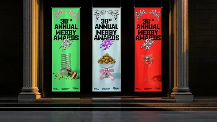 Айдентика премии в области веб-дизайна The Webby Awards — визуальная система