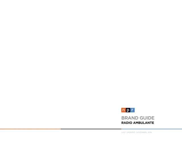 Radio Ambulante — обложка 2016