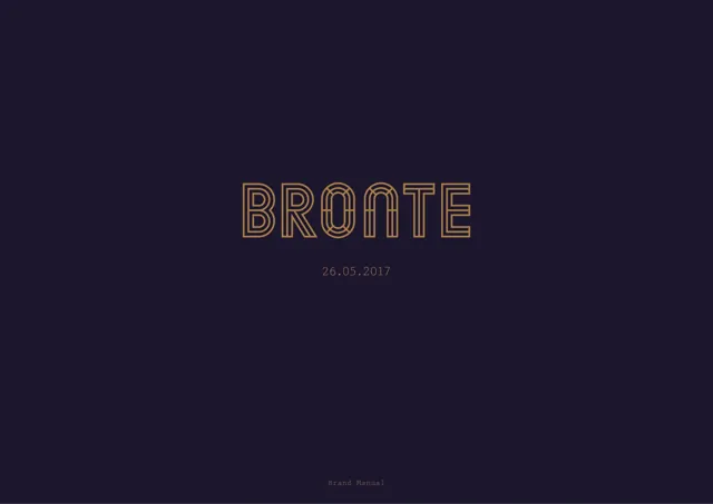 Bronte — гайд по фирменному стилю 2017 — страница 1