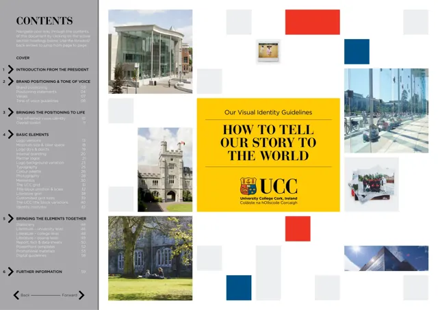 University College Cork — гайд по фирменному стилю 2017 — страница 1