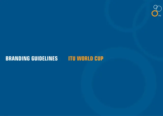 ITU World Cup — гайд по фирменному стилю 2017 — страница 1