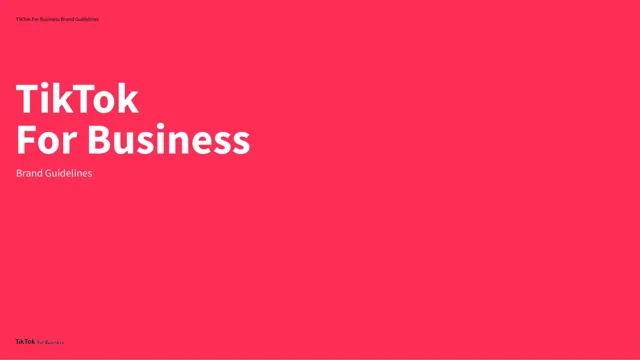 TikTok for Business — обложка 2021