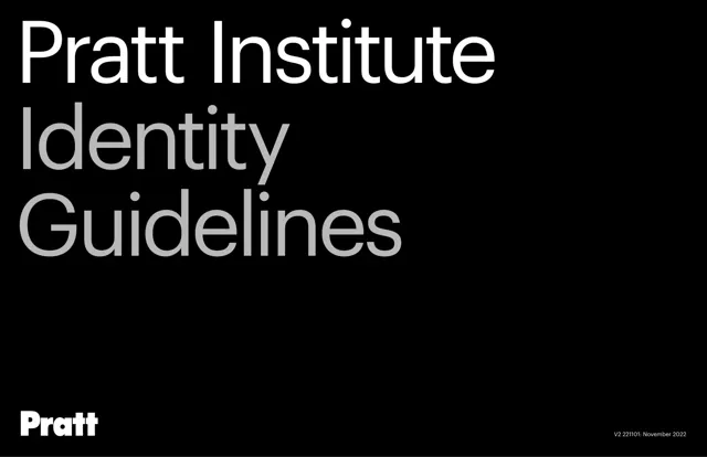 Pratt Institute — обложка 2022