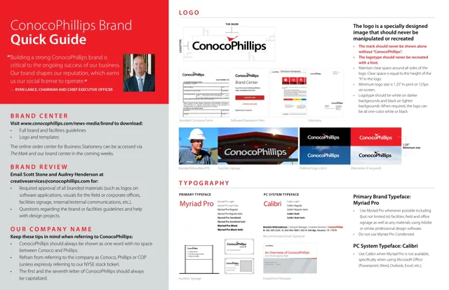 ConocoPhillips — гайд по фирменному стилю 2021 — страница 1