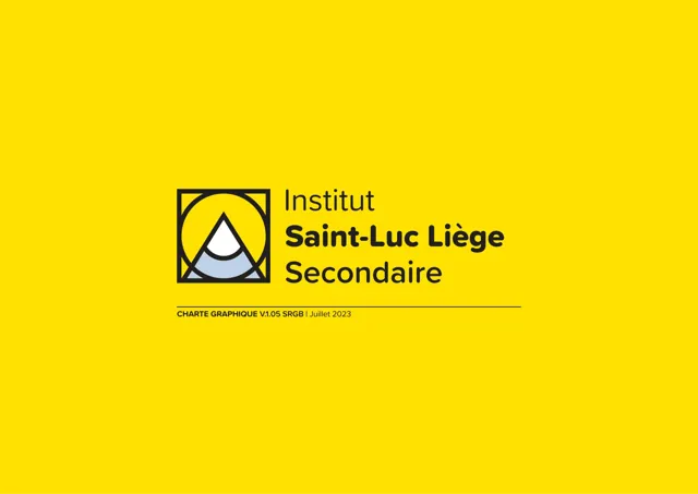 Institut Saint-Luc Liège — обложка 2023