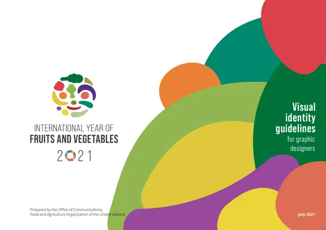 International Year of Fruits and Vegetables — гайд по фирменному стилю 2021 — страница 1