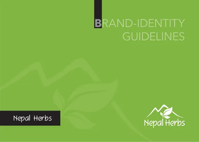 Nepal Herbs — гайд по фирменному стилю 2016 — страница 1