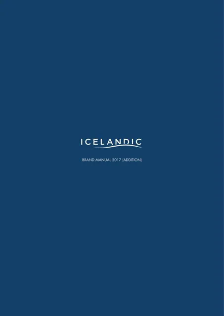 Icelandic — гайд по фирменному стилю 2017 — страница 1