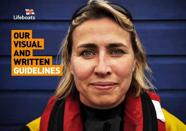 RNLI Lifeboats — гайд по фирменному стилю 2018 — страница 1