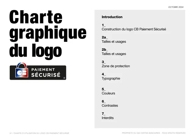 Paiement Securisé — гайд по фирменному стилю 2024 — страница 1