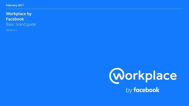 Workplace — обложка 2017