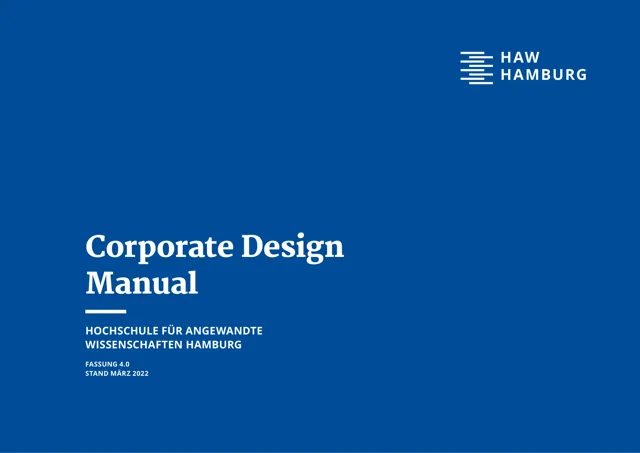 HAW Hambourg — гайд по фирменному стилю 2022 — страница 1