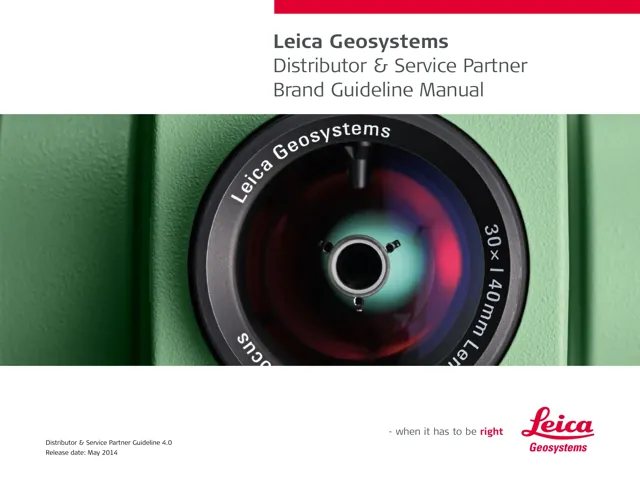 Leica Geosystems — обложка 2014