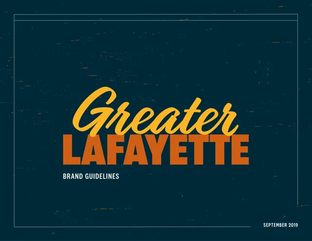 Greater Lafayette — гайд по фирменному стилю 2019 — страница 1