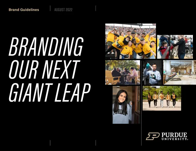 Purdue University — гайд по фирменному стилю 2022 — страница 1