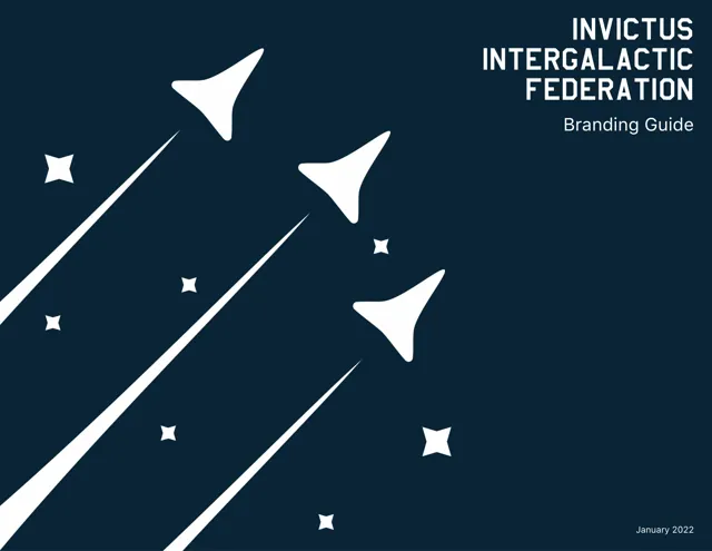 Invictus Intergalactic Federation — гайд по фирменному стилю 2022 — страница 1