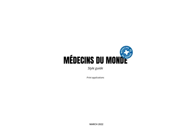 Médecins du Monde — обложка 2022