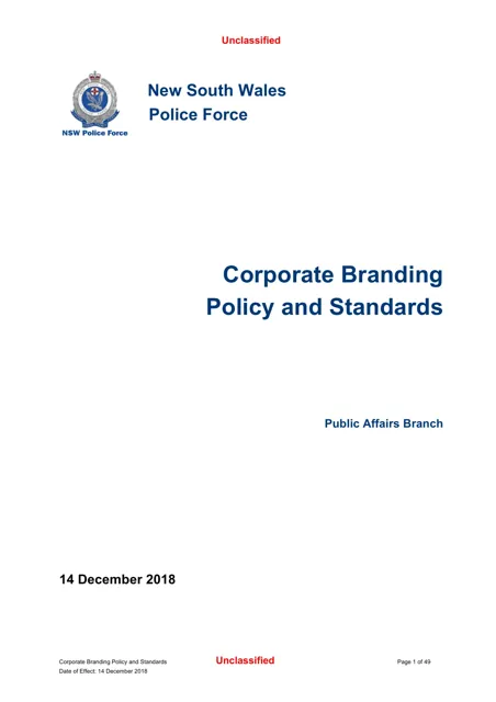 New South Wales Police Force — обложка 2019