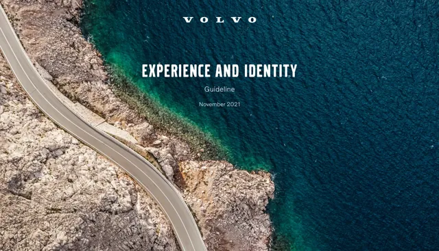 Volvo — гайд по фирменному стилю 2021 — страница 1