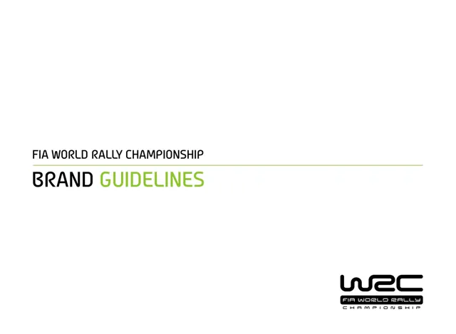 WRC — гайд по фирменному стилю 2016 — страница 1