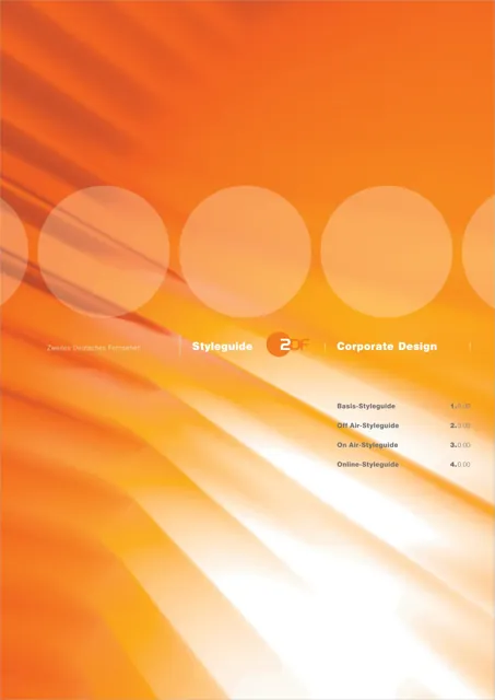 ZDF — гайд по фирменному стилю 2010 — страница 1