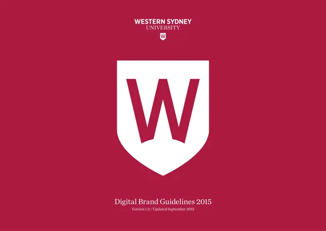 Western Sydney University — обложка 2015