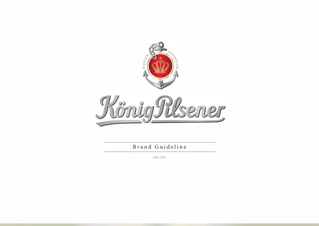 König Pilsener — гайд по фирменному стилю 2019 — страница 1