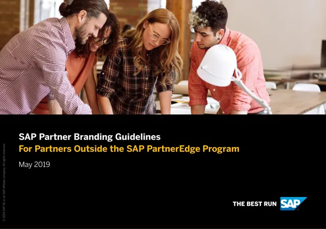 SAP Partners — гайд по фирменному стилю 2019 — страница 1