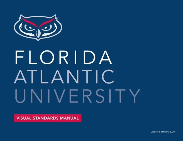 Florida Atlantic University — гайд по фирменному стилю 2020 — страница 1