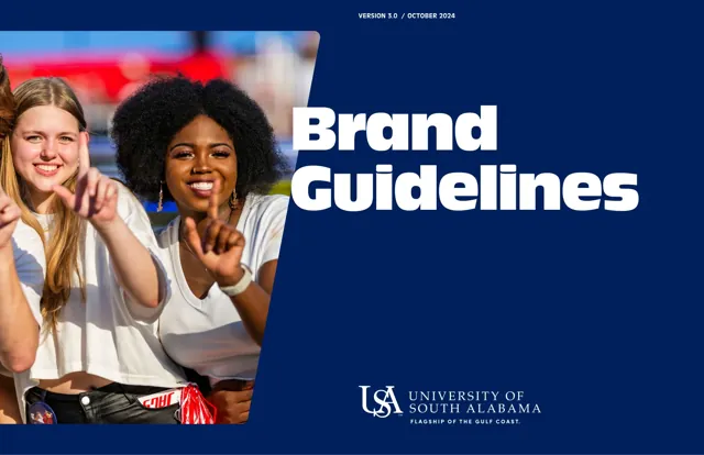 University of South Alabama — гайд по фирменному стилю 2024 — страница 1
