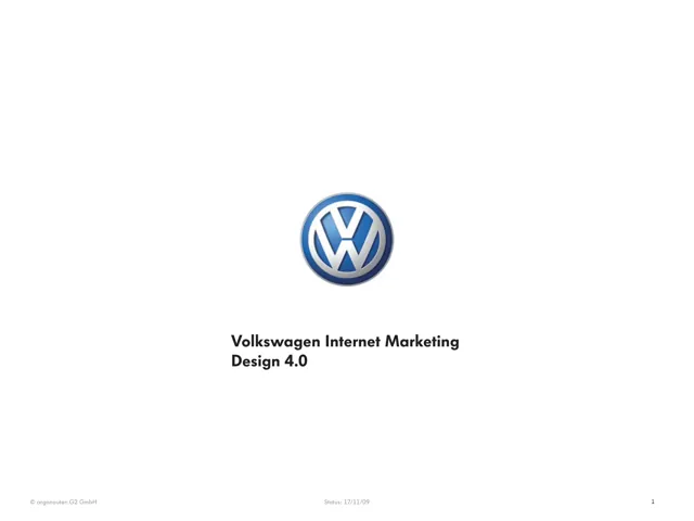 Volkswagen Internet Marketing — обложка 2009