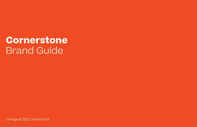 Cornerstone — обложка 2021