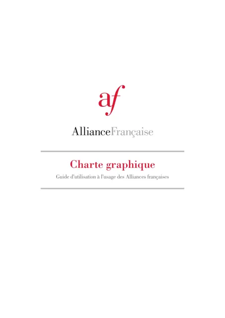Alliance Française — обложка 2015