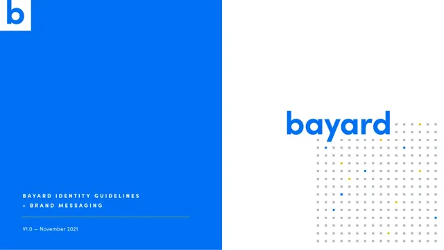Bayard — гайд по фирменному стилю 2021 — страница 1