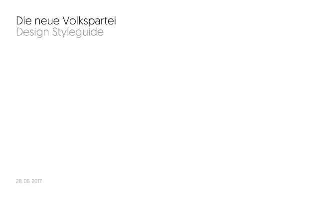 Die Neue Volkspartei — обложка 2017
