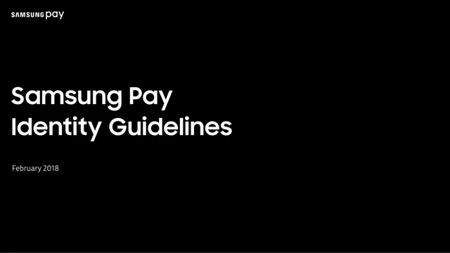 Samsung Pay — обложка 2018