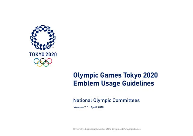 Olympic Games Tokyo 2020 — обложка 2018