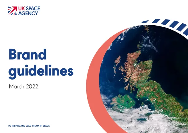 UK Space Agency — гайд по фирменному стилю 2022 — страница 1