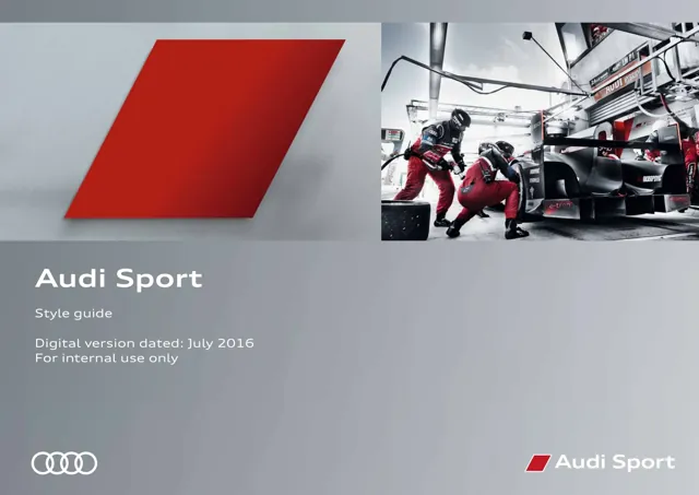 Audi Sport — обложка 2016
