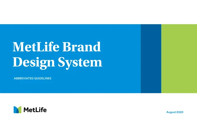 MetLife — гайд по фирменному стилю 2020 — страница 1