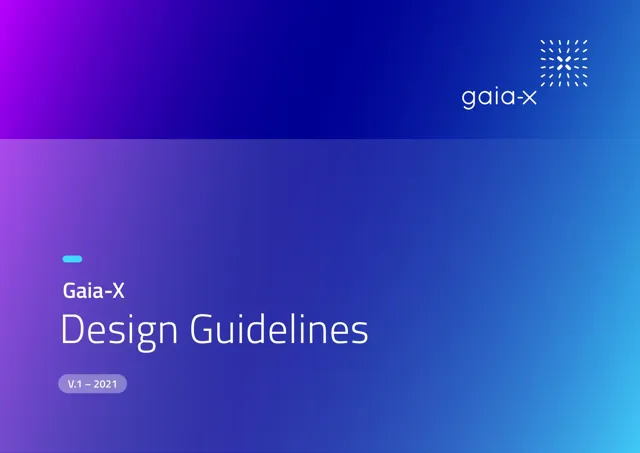 Gaia-X — гайд по фирменному стилю 2021 — страница 1