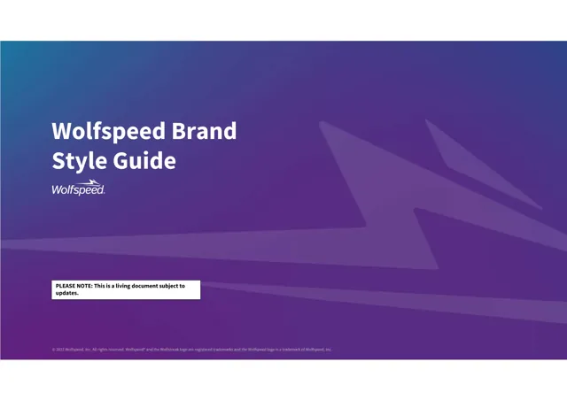 Wolfspeed — обложка 2022