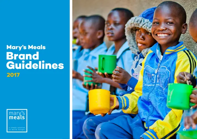 Mary’s Meals — гайд по фирменному стилю 2017 — страница 1