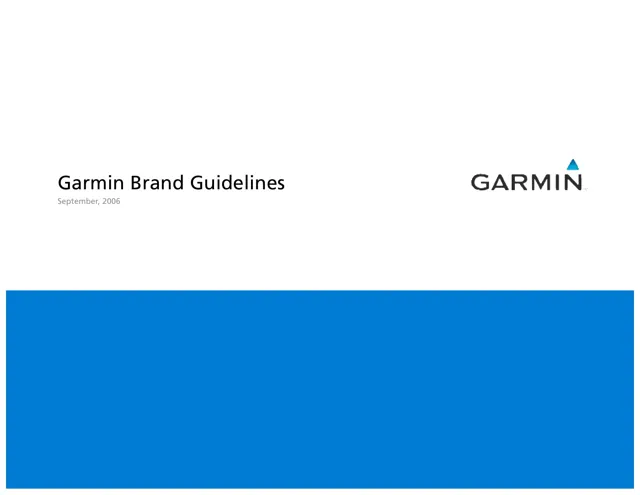 Garmin — обложка 2006