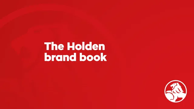 Holden — гайд по фирменному стилю 2019 — страница 1
