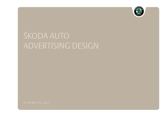 Škoda auto — обложка 2003