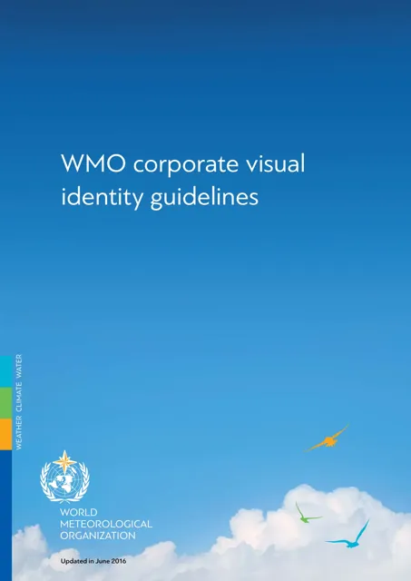 World Meteorological Organization — гайд по фирменному стилю 2016 — страница 1