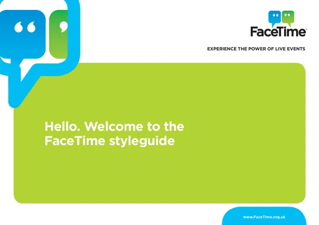 FaceTime — гайд по фирменному стилю 2016 — страница 1