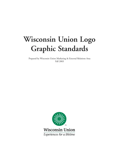 Wisconsin Union — обложка 2003